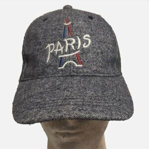 NEW PARIS France Eiffel Chambray Denim Unisex Baseball Cap